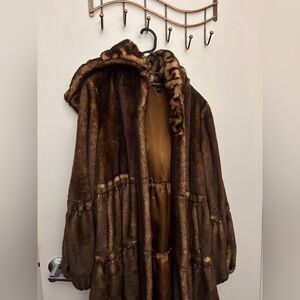 Jones New York Rich Brown Teddy Jacket